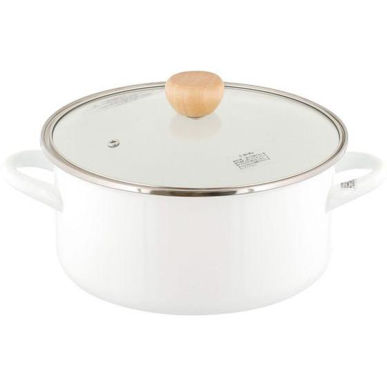 【お取り寄せ】LIV PLUS ベストコ 両手鍋 ホーロー キャセロール 22cm ガラス蓋付 両手...