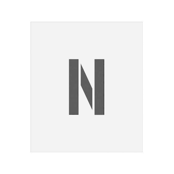 【お取り寄せ】IM ステンシル N 文字サイズ150×95mm AST-N15095 塗装 塗装 養...
