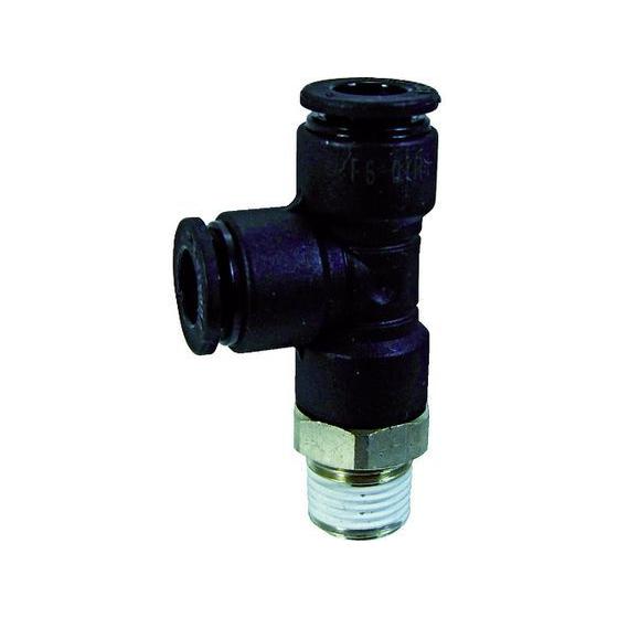 【お取り寄せ】チヨダ ファイブメイルランティ 6mm・R1／8 F6-01RT 汎用管継手 コンプレ...