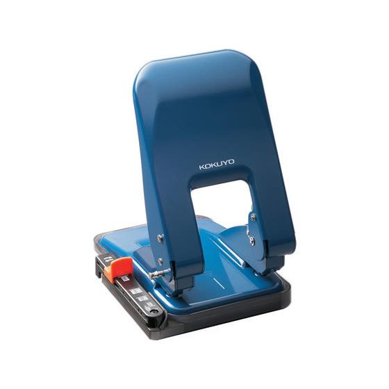 コクヨ 2穴パンチ〈ラクアケ〉52枚対応 青 PN-G52B 小型 中型 パンチ 文具 事務
