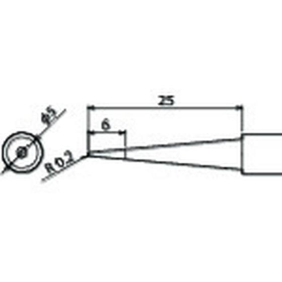 【お取り寄せ】グット 替こて先LB型PX6・7／RX7／CXR用 PX-60RT-LB 電気はんだこ...