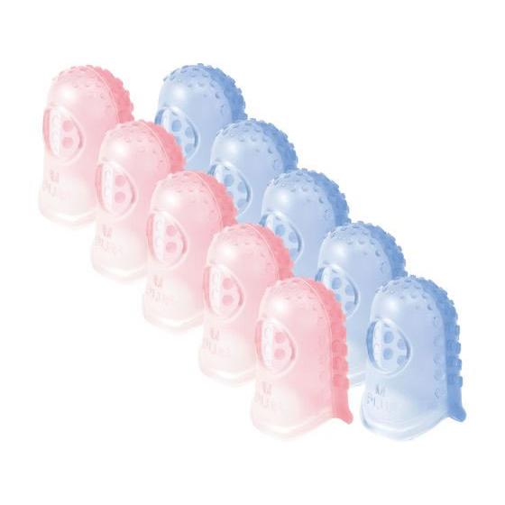 プラス メクリッコハニカム カラーミックス M 10個 KM-402H 44-729 指サック サッ...