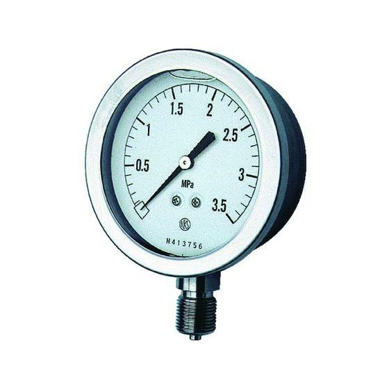 【お取り寄せ】長野 グリセン入圧力計 A枠立型 Φ75 最小目盛0.005 GV51-133-0.1...
