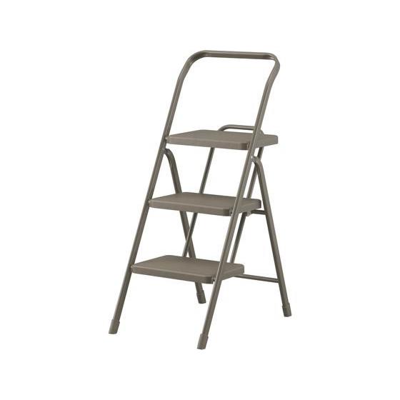 【お取り寄せ】アイリスオーヤマ 折りたたみステップ 3段 チャコール OSU-3R 踏み台 折りたた...