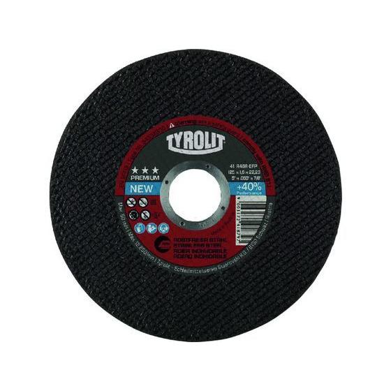 【お取り寄せ】TYROLIT 切断砥石 プレミアムタイプ 125×1.6×22.23mm 34332...