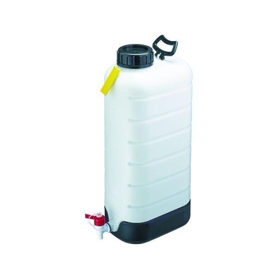 【お取り寄せ】瑞穂 MJテナーケミカルコック(液残り防止)30L 2102 ポリタンク 扁平缶 バッ...