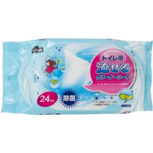 山崎産業 コンドル トイレ用流せるクリーナーシート24枚入り