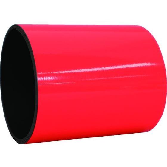 【お取り寄せ】日東エルマテ 蛍光マグネットシート 100mm×1m レッド KMG-100R コーナ...