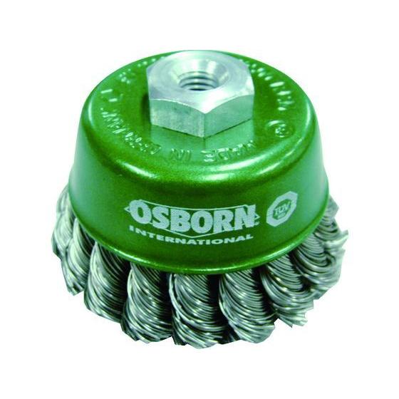 【お取り寄せ】オズボーン 工業用ブラシカップブラシ 608331 パイプ 穴用清掃 研磨ブラシ 研削...