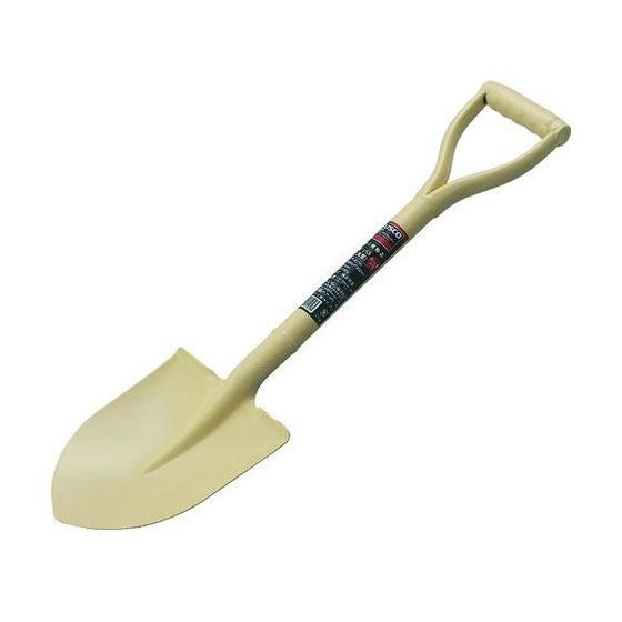 【お取り寄せ】TRUSCO パイプ柄ミニショベル 丸形 全長650mm TPS-650R 鋤 すき ...