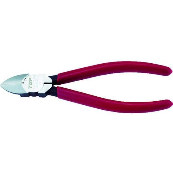 【お取り寄せ】TOP プラスチックニッパ(バネ付) ストッパー付 150mm PLN-150R ニッ...