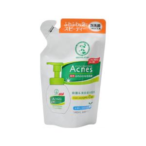 ロート製薬 メンソレータムアクネス 薬用ふわふわな泡洗顔詰替 140mL｜jetprice