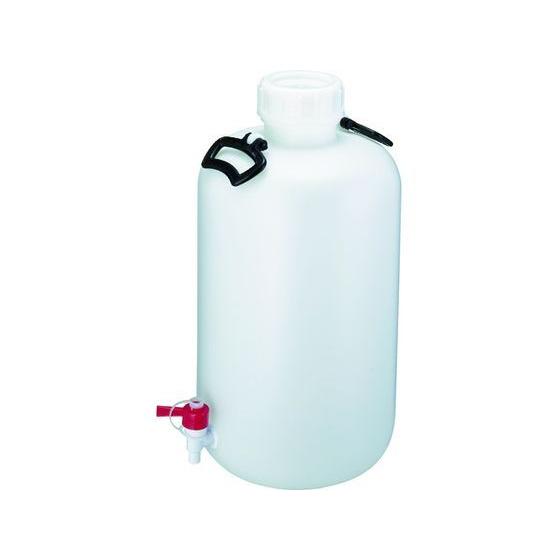 【お取り寄せ】瑞穂 広口瓶コック付 30L 0296 小型容器 樹脂製 樹脂容器 計量器