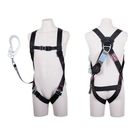 【お取り寄せ】ツヨロン ライトハーネス ワン・ハンドリトラ 黒 Lサイズ 墜落制止用器具 安全保護具...