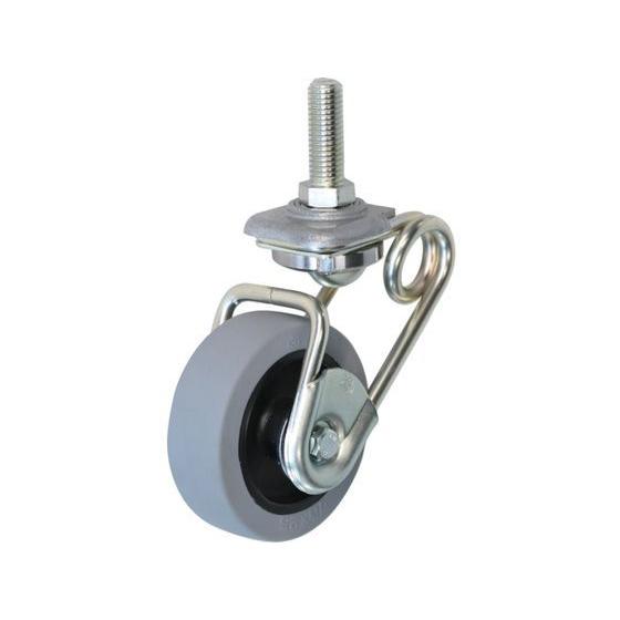 【お取り寄せ】シシク 緩衝キャスター5 自在 ネジ込み 75径 ウレタン車 SAJ-TS6-SJ-7...