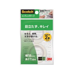 3M/スコッチ メンディングテープ小巻詰替用 18mm幅 2巻/CM18-R2P