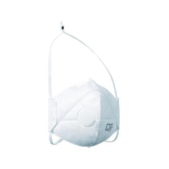 【お取り寄せ】TRUSCO 二つ折り使い捨て式防じんマスクDS2排気弁付10枚 作業用マスク 防塵マ...