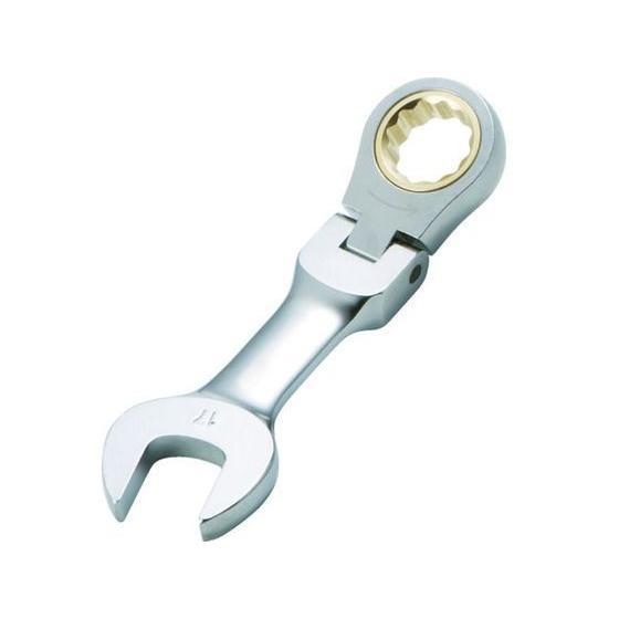 【お取り寄せ】TRUSCO 首振ラチェットコンビネーションレンチ(ショートタイプ)呼び:14 TGR...