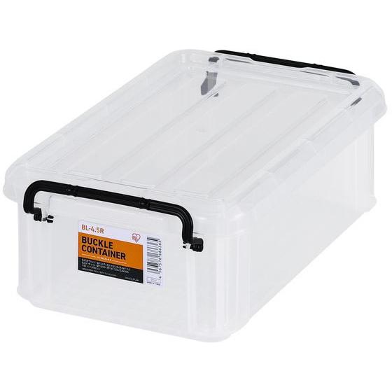 【お取り寄せ】アイリスオーヤマ バックルコンテナ クリア BL-4.5R バックルコンテナ 保管 作...
