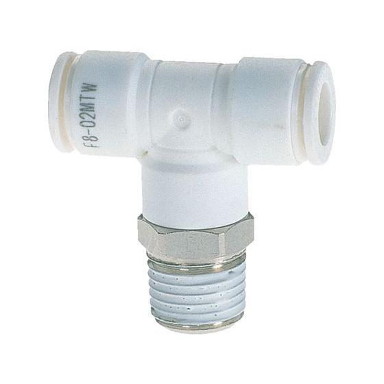 【お取り寄せ】チヨダ ファイブメイルブランチティ W(白)8mm・R1／4 F8-02MTW 汎用管...