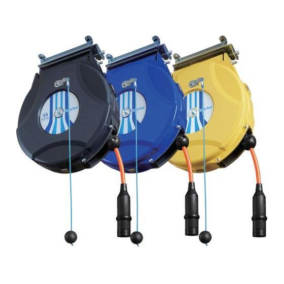 【お取り寄せ】日平 ハンディーエアーリール(ブレーキ付) HAP-210JS-Y ホース ホースリー...