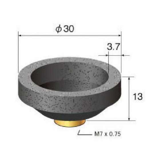 【お取り寄せ】ナカニシ インパルス用先端工具 (1Pk(箱)=12個入) 64837  エアマイクロ...