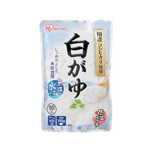 【お取り寄せ】アイリスオーヤマ 白がゆ 250g おかゆ リゾット インスタント レトルト 食品｜JetPrice