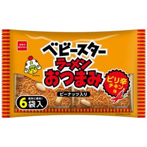 おやつカンパニー ベビースターラーメンおつまみ ピリ辛チキン味6袋｜jetprice