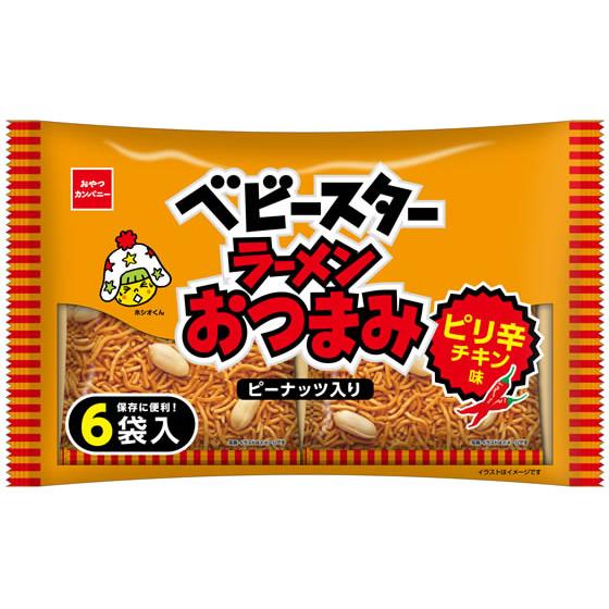 おやつカンパニー ベビースターラーメンおつまみ ピリ辛チキン味6袋