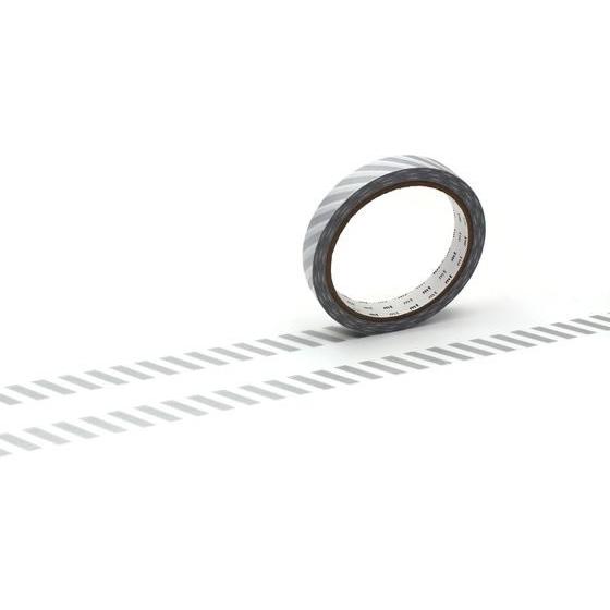 【お取り寄せ】カモ井 mt large core ストライプ・銀 強粘着 MT01L076 デコレー...