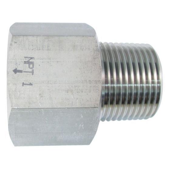 【お取り寄せ】ASOH ステンレス製 変換内外ソケット 外PT1×内NPT1 NF-8388