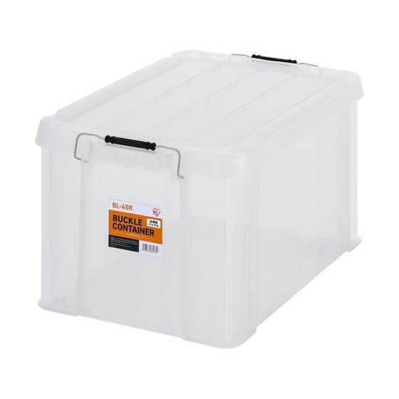 【お取り寄せ】アイリスオーヤマ バックルコンテナ クリア BL-45R バックルコンテナ 保管 作業