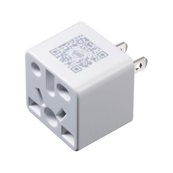 【お取り寄せ】サンワサプライ 日本専用マルチタイプ電源変換アダプタ ホワイト TR-AD5WK 変圧...