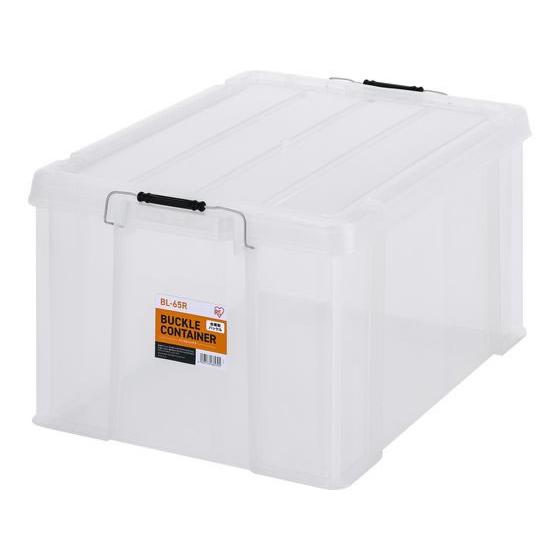 【お取り寄せ】アイリスオーヤマ バックルコンテナ クリア BL-65R バックルコンテナ 保管 作業