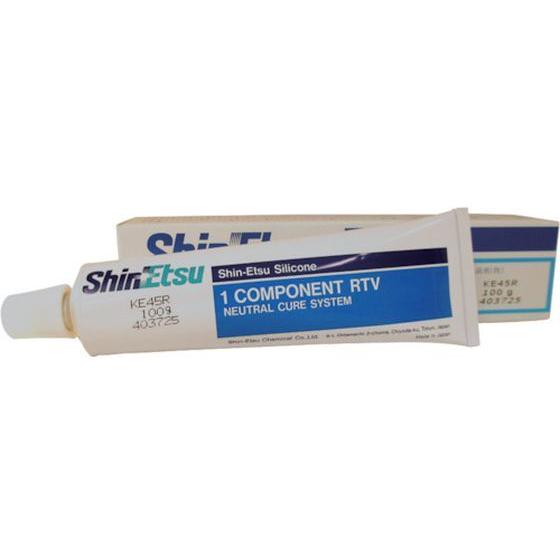 【お取り寄せ】信越 一般電気用RTVゴム 100g レッド KE45R-100 電気 電子用 接着剤...