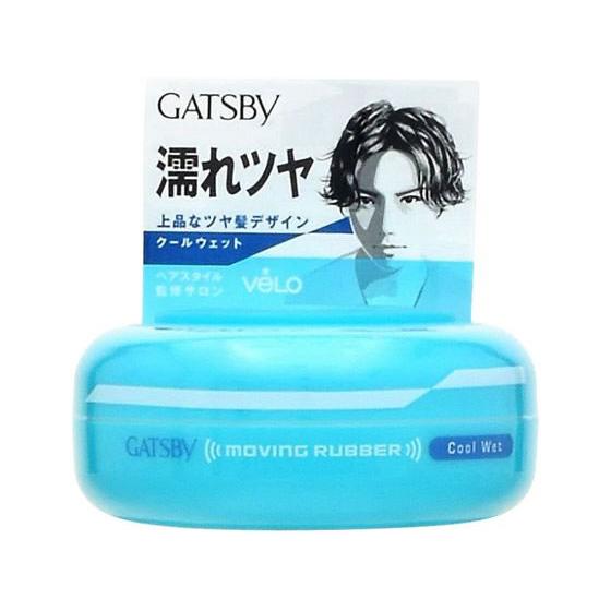 マンダム ギャツビー ムービングラバー クールウェット 80g  ヘアワックス スタイリング ヘアケ...