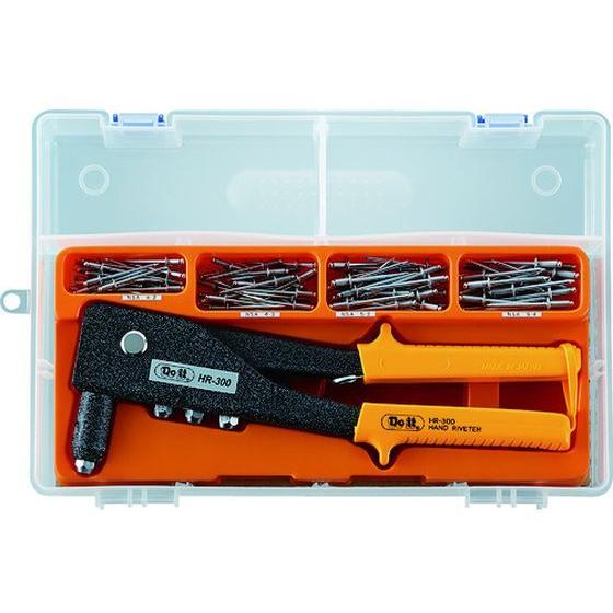 【お取り寄せ】エビ ハンドリベッターツールキット HR302 リベッター ナッター タッカー 作業工...