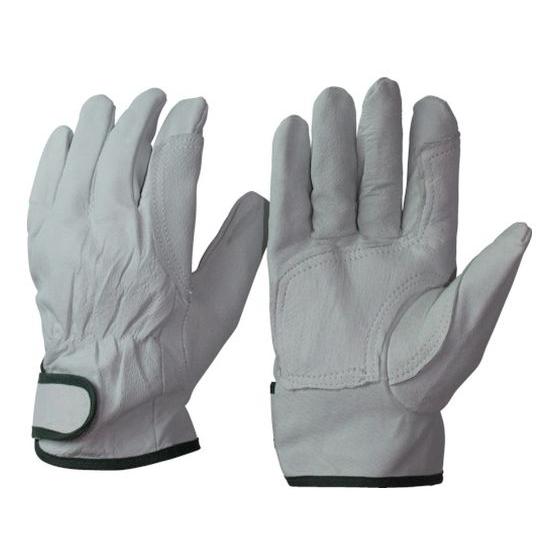 【お取り寄せ】おたふく 豚革補強アテ皮付マジック M R-24-M 豚革手袋 革手袋 合皮手袋 ＰＵ...