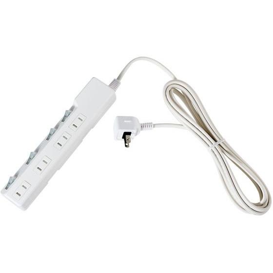 【お取り寄せ】朝日電器 スイッチ付 電源タップ 4個口 3m 耐雷 WLK-R43SW コード付き電...