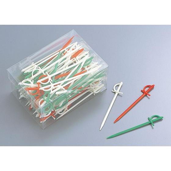 【お取り寄せ】二ノ宮クリスタル PC カクテルピック サーベル型(150本入) 4452200 楊枝...