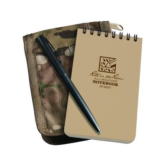 【お取り寄せ】RITR 3×5 キット タンブック／マルチカムカバー 935M-KIT 罫線入りメモ...