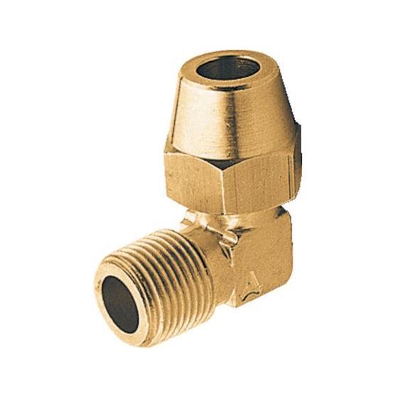 【お取り寄せ】ASOH フレアーエルボ PT3／8×Φ8 FL-1308 継手 パイプ 水道 空調配...