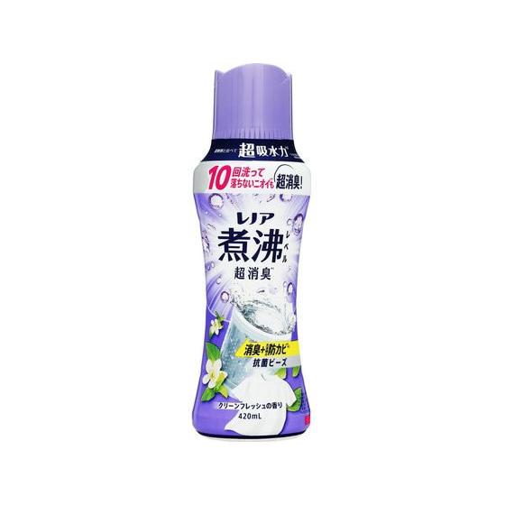 P&amp;G レノア煮沸レベル消臭抗菌ビーズ 洗濯槽防カビ 本体420mL 柔軟剤 衣料用洗剤 洗剤 清掃