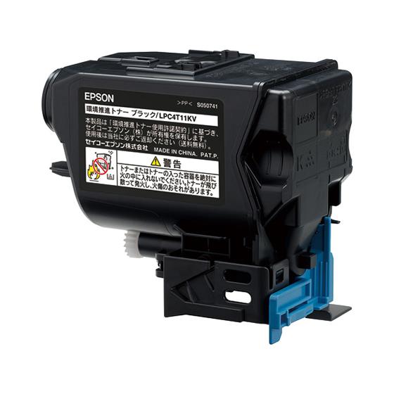 エプソン 環境推進トナー ブラック LPC4T11KV エプソン ＥＰＳＯＮカラー レーザープリンタ...