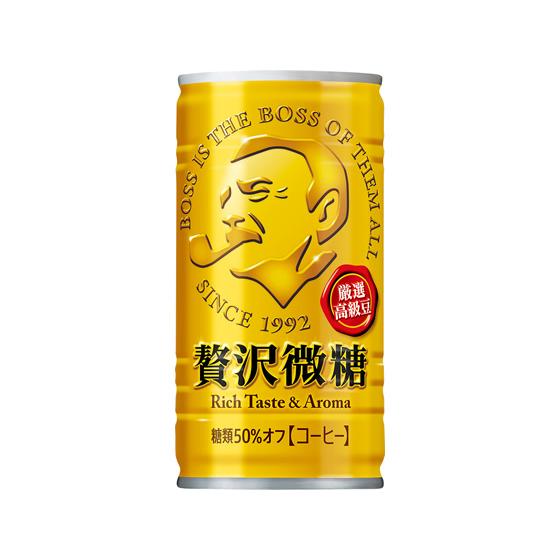 【お取り寄せ】サントリー BOSS(ボス) 贅沢微糖 185g  缶コーヒー 缶飲料 ボトル飲料