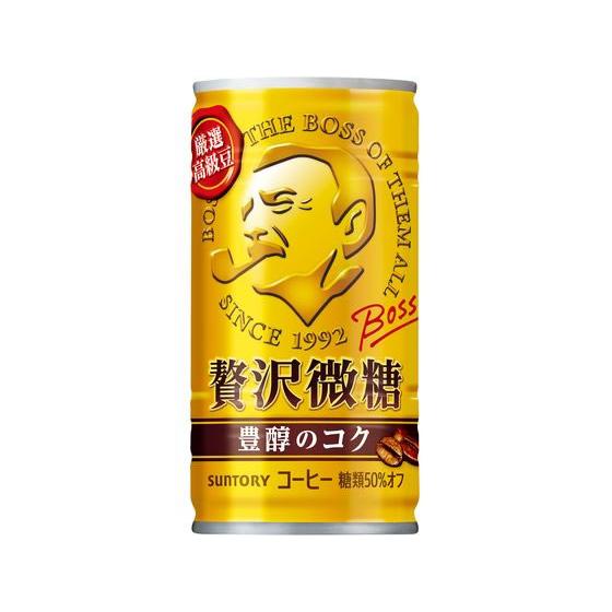 【お取り寄せ】サントリー BOSS(ボス) 贅沢微糖 185g  缶コーヒー 缶飲料 ボトル飲料