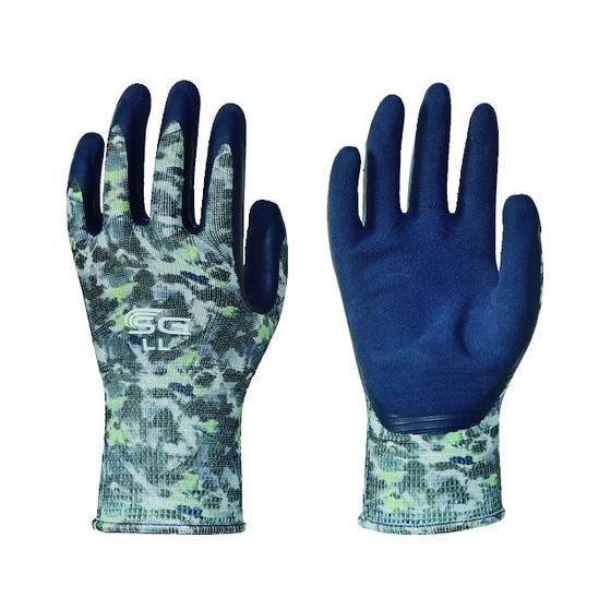 【お取り寄せ】トワロン 天然ゴム背抜き手袋 SG-R107 ぼかし柄グレー LL 背抜き手袋 軍手 ...