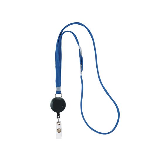 ソニック リール式吊下げひも スタンダード 青 NF-958-B 名札用ストラップ 名札 キーホルダ...