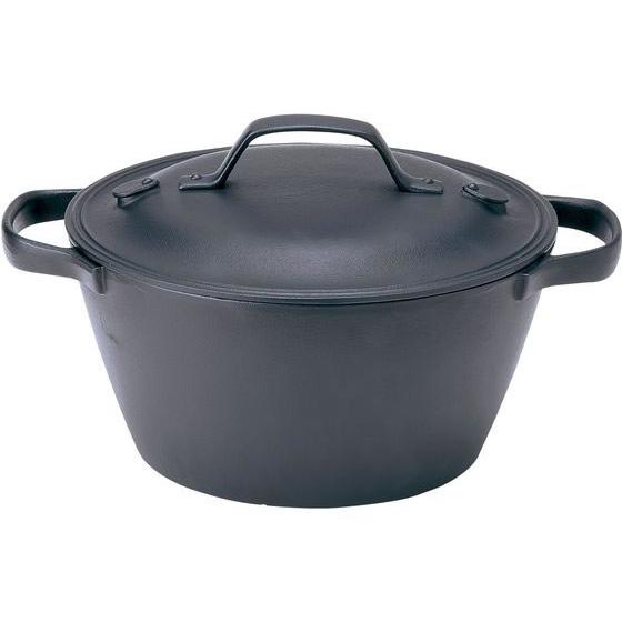 【お取り寄せ】及源鋳造 盛栄堂 クックトップ 煮込鍋 丸 深型 小 CT-5 キッチン雑貨