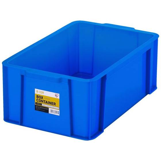 【お取り寄せ】アイリスオーヤマ ボックスコンテナ ブルー B-32R ボックスコンテナ 保管 作業